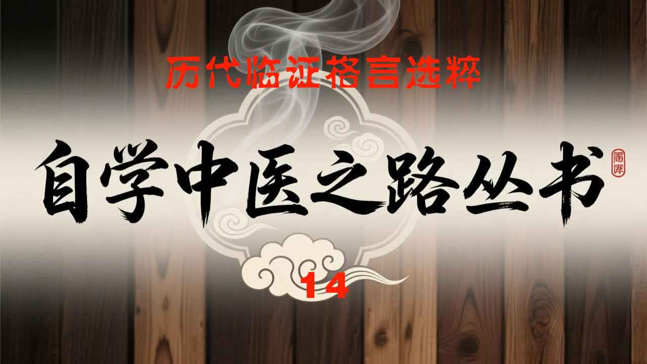 自学中医之路丛书14历代临证格言选粹